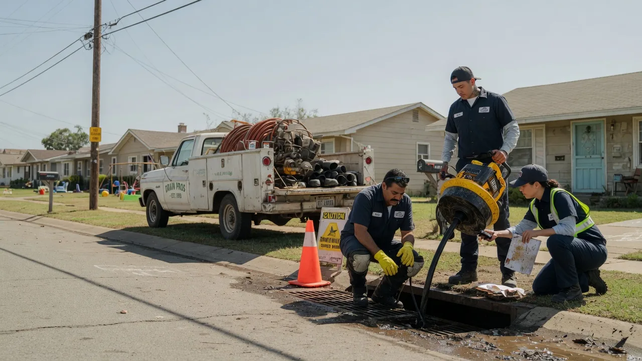 Drain Cleaning in Hitchcock, TX near me
